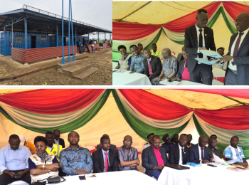 Le Gouvernement remet au Commissariat Général des Migrations des infrastructures provisoires pour la facilitation du commerce transfrontalier à Mparambo